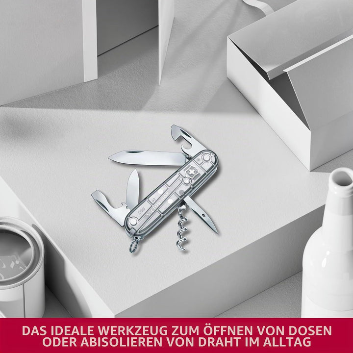 Victorinox Schweizer Taschenmesser, Spartan, Multitool, Swiss Army Knife mit 12 Funktionen, Klinge,