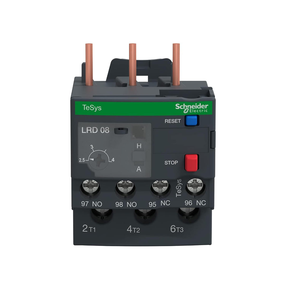 Scheider Electric Motorschutzrelais, 2,5-4A, 1S+1Ö, Klasse 10A, Überlastrelais, 2,5-4A