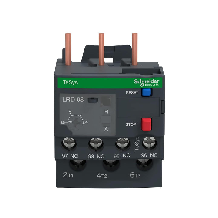 Scheider Electric Motorschutzrelais, 2,5-4A, 1S+1Ö, Klasse 10A, Überlastrelais, 2,5-4A