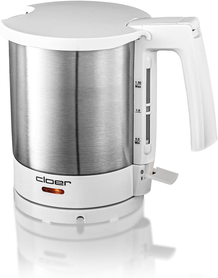 Cloer 4711 Wasserkocher, 2000 W, Trockengeh- und Überhitzungsschutz, aussen liegende Füllmengenmarki