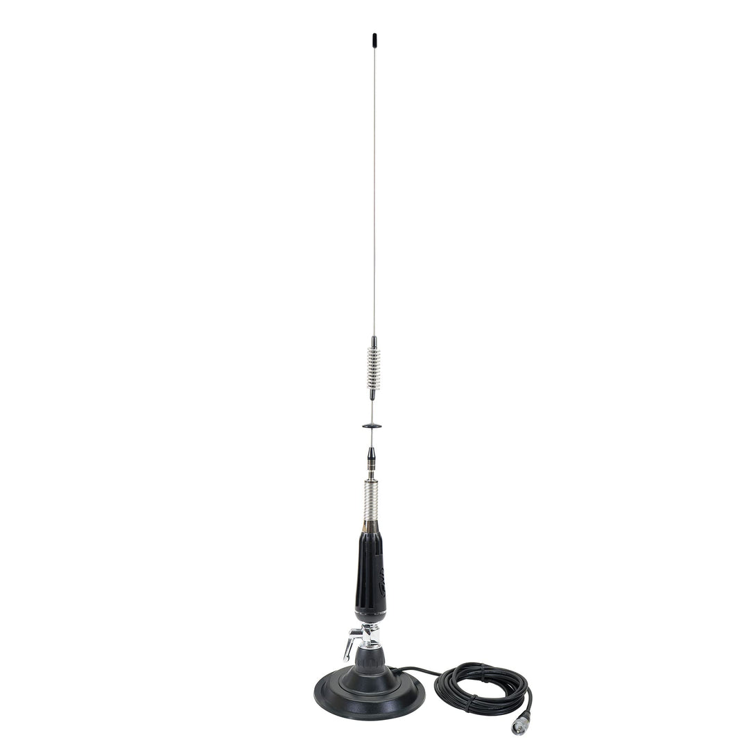 Faltbare CB PNI LED 850 Antenne mit Magnetfuss 145 mm, 85 cm lang, 26-28 MHz, 300 Watt, beleuchtet b