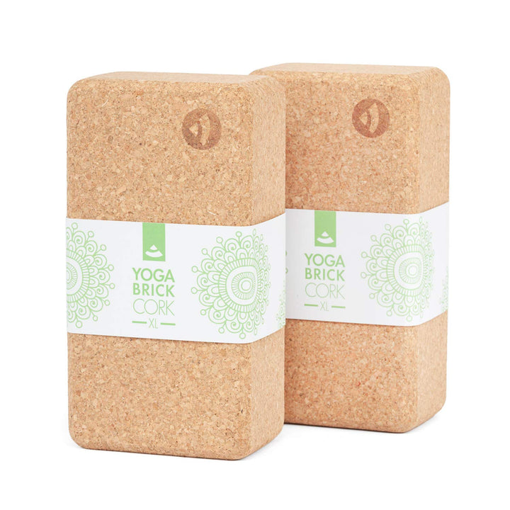 Bodhi Yoga Block Kork Brick | Einzeln & als Set | 100% Naturkork – Universal Yogaklotz | Umweltfreun