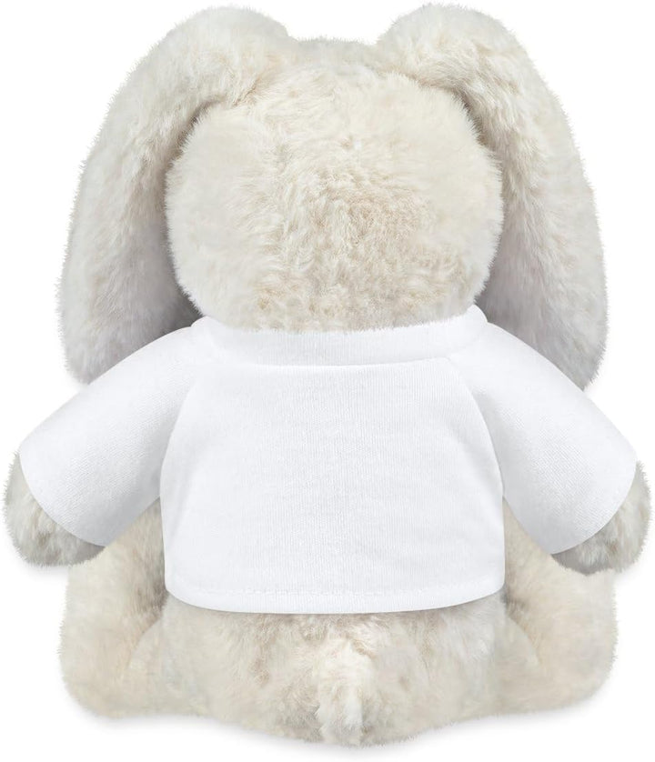 Personalisiertes Plüschtier Hase Selbst Gestalten Kuscheltier Hase Weiss Einheitsgrösse, Weiss Einhe