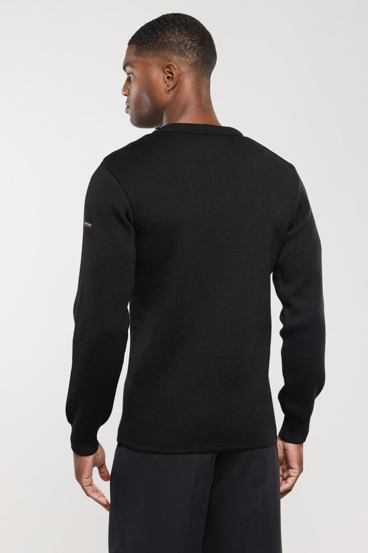Armor Lux Herren Fouesnant Pullover XXS Noir, XXS Noir