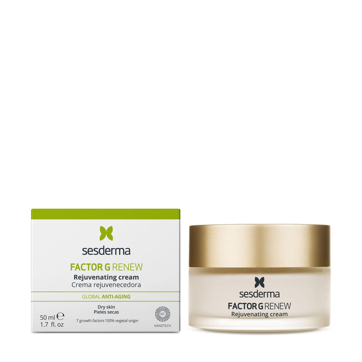 Sesderma | Factor G Renew Verjüngungscreme | Hydratisierte und Erneuerte Haut | Anti-Aging-Pflege |