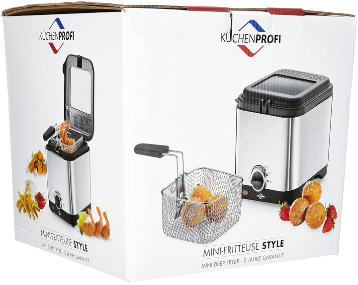 Küchenprofi Mini Fritteuse-Kp1709502800/grau