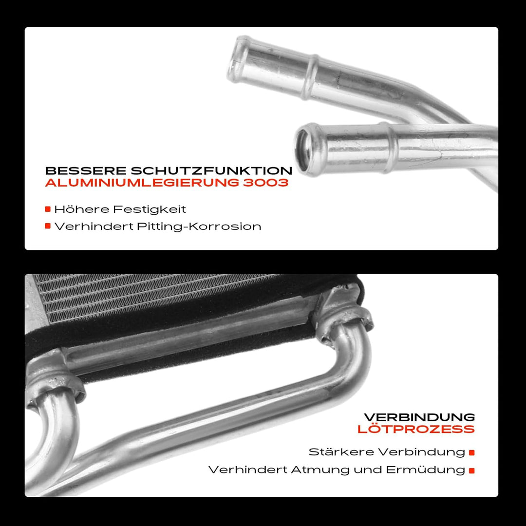 Frankberg Wärmetauscher Innenraumheizung Kompatibel mit Sedici 2006-2014 Swift III 2005-Heute Swift