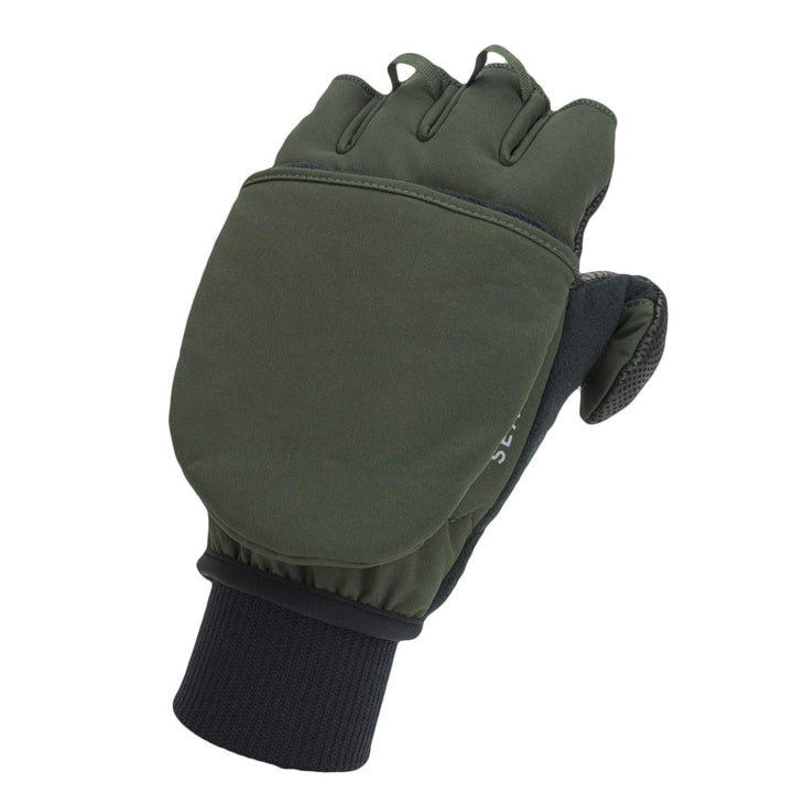 Sealskinz Unisex Kaltes Wetter Winddichter Fausthandschuh Olive Green/Black XXL, Olive Green/Black X