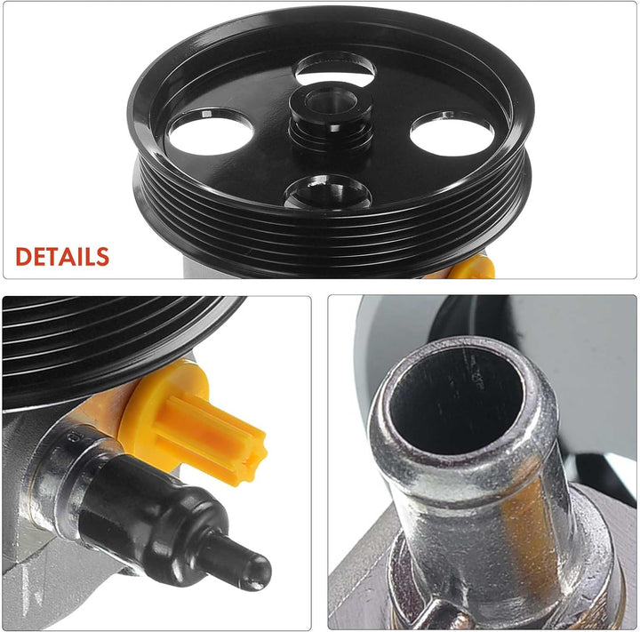 Frankberg Servopumpe Hydraulisch Lenkung mit Riemenscheibe Kompatibel mit C70 I 2.0L-2.5L 1997-2004