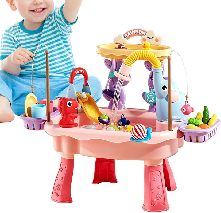 Kinder Wassertisch Elefanten-Design Sensorik-Waschbeckenspielzeug | Kinder Aktivitätstisch Für Hinte