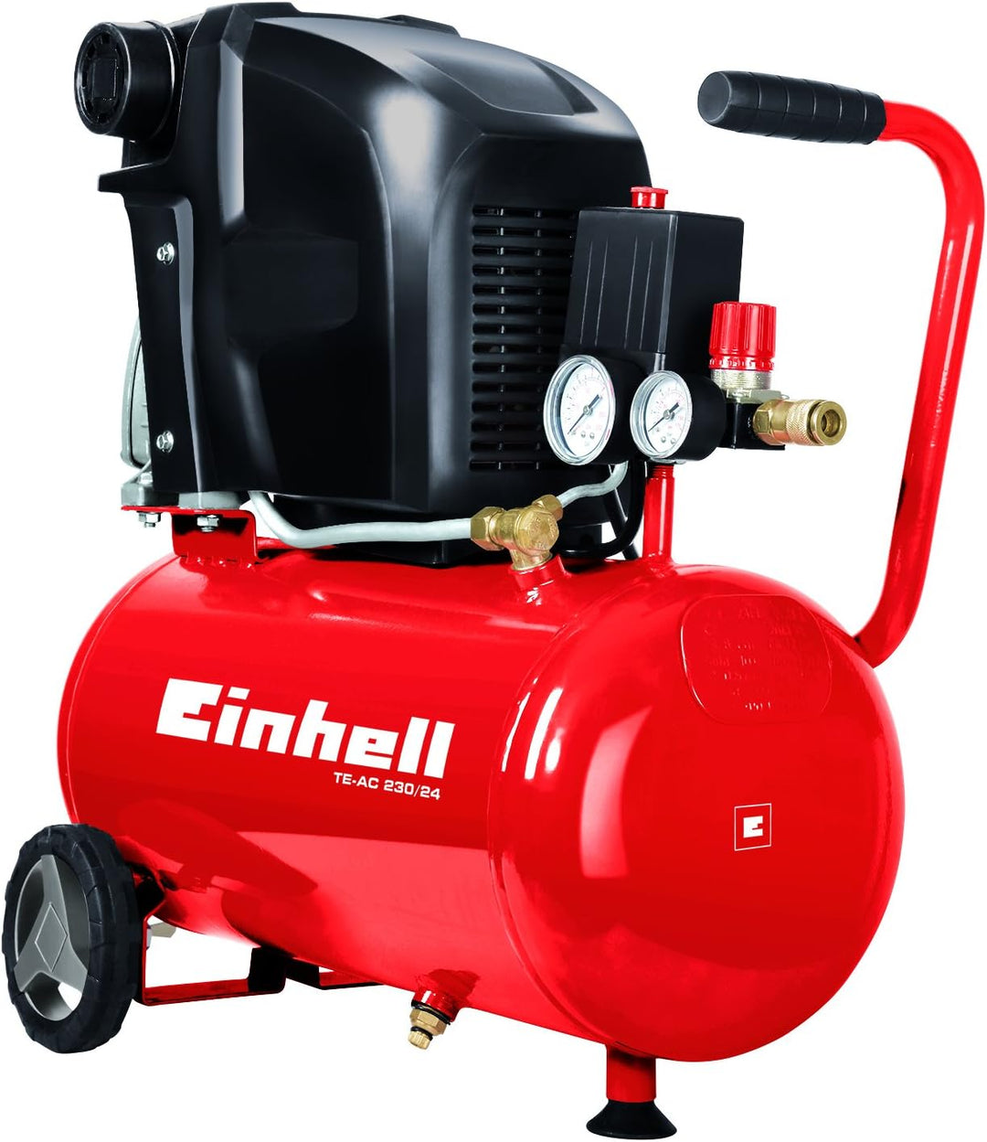 Einhell Kompressor TE-AC 230/24/8 + Druckluft Set, 5-teilig passend für Kompressoren inkl. 5-tlg. Dr