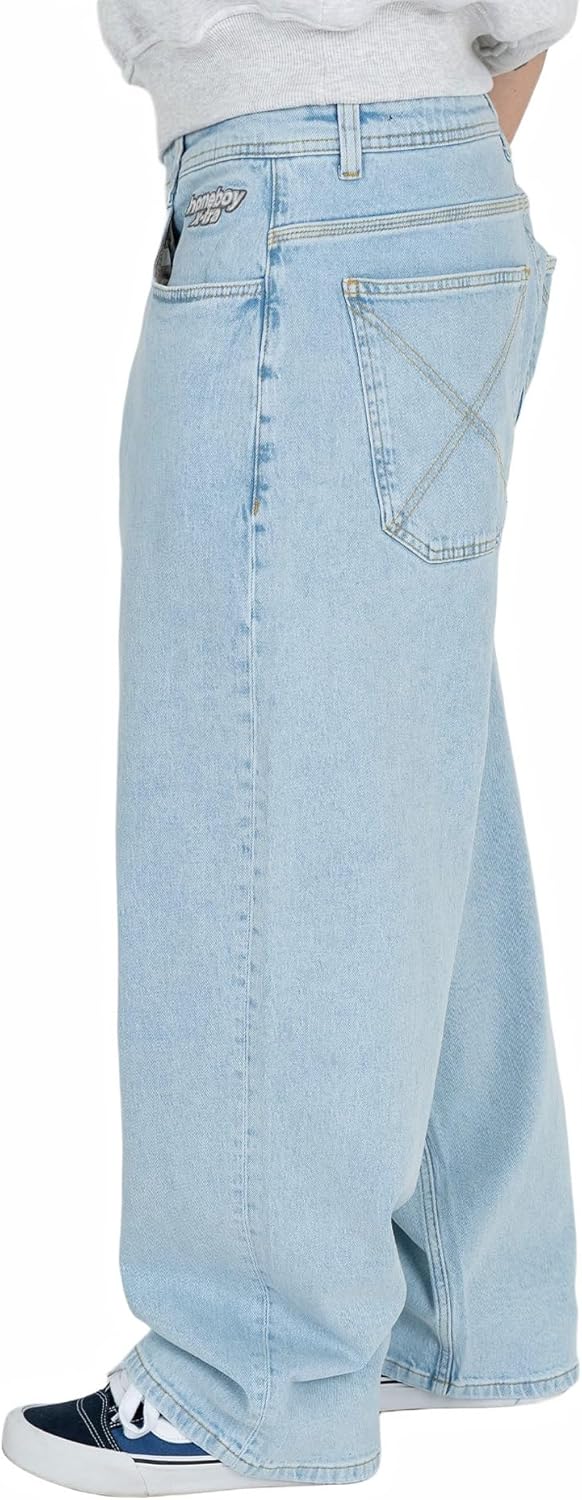 Homeboy Unisex Hose X-tra Monster Denim 25W / 28L Moon, 25W / 28L Moon