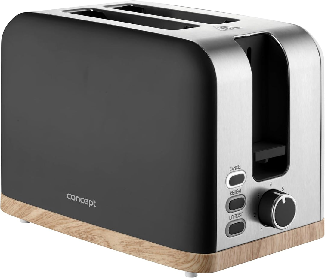 Concept TE2016 Toaster ELWOOD schwarz