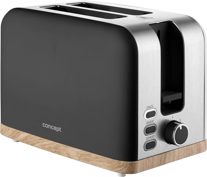 Concept TE2016 Toaster ELWOOD schwarz