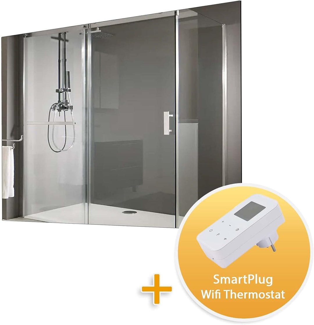 Sundirect MD450Plus - 450 Watt Infrarotspiegel mit Thermostat 60x85cm - steuerbar per Tuya oder Sund