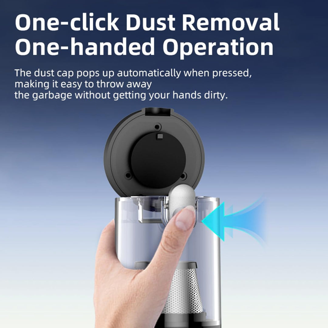 Handheld Car Vacuum Cleaner 15000 Pa with One-Button Dust Discharge (Blow/Suction) Mini/Tragbar/Aufl