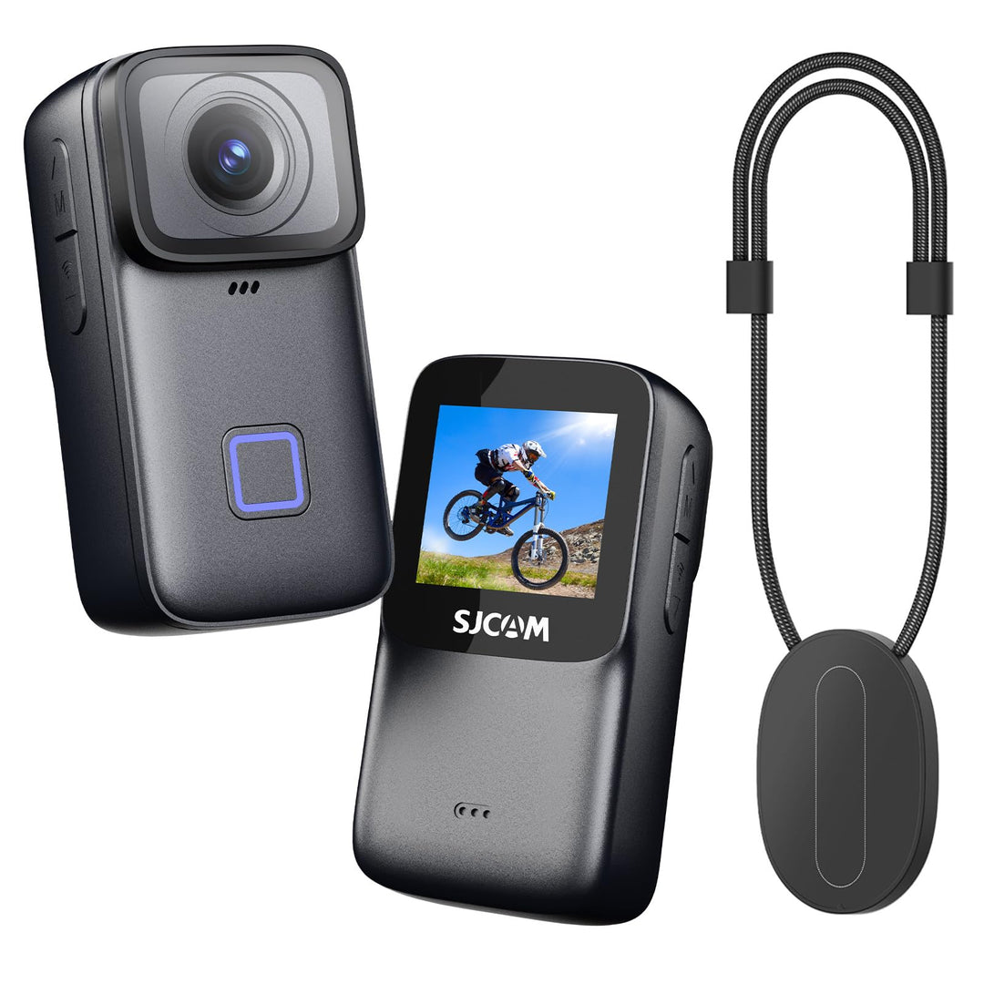 SJCAM C200 Pro Vlog Kamera 4K, Mini Unterwasserkamera, 135° Weitwinkel, 6-Achsen Bildstabilisation,