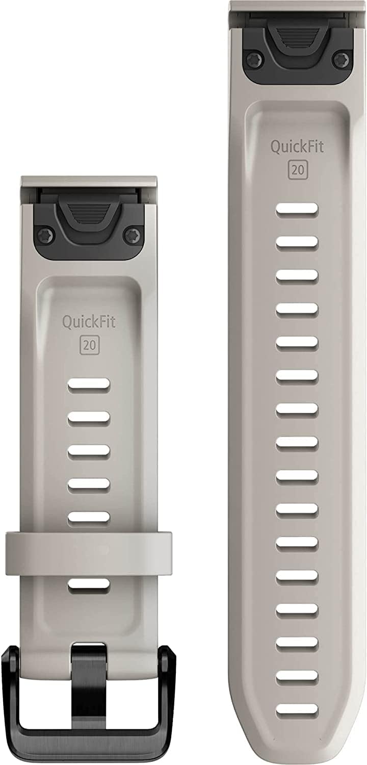Garmin Quickfit Armband, 20mm Silikon Beige 125-220 mm, Silikon Beige 125-220 mm