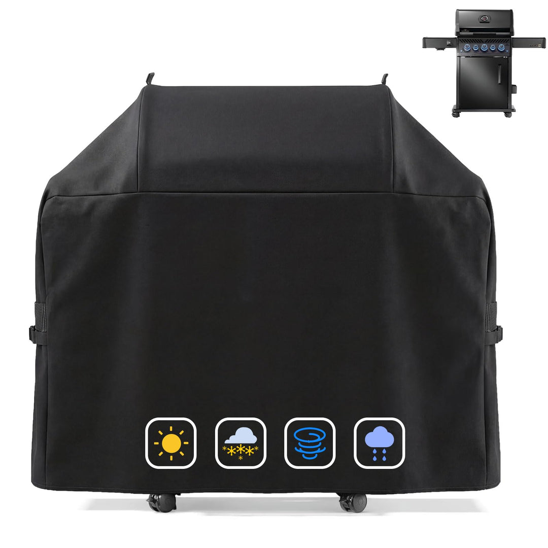 600D Grillabdeckung passend für Napoleon Rogue 425/525 61427/61527, 155x64x125CM Abdeckung Ersatz fü