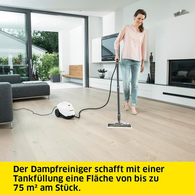 Kärcher Dampfreiniger SC 3 EasyFix, Dampfdruck: max. 3,5 bar, Aufheizzeit: 30 s, Leistung: 1.900 W,