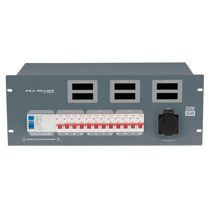 Showtec PSA-32A12S 32A CEE ->12x Schutzkontakt