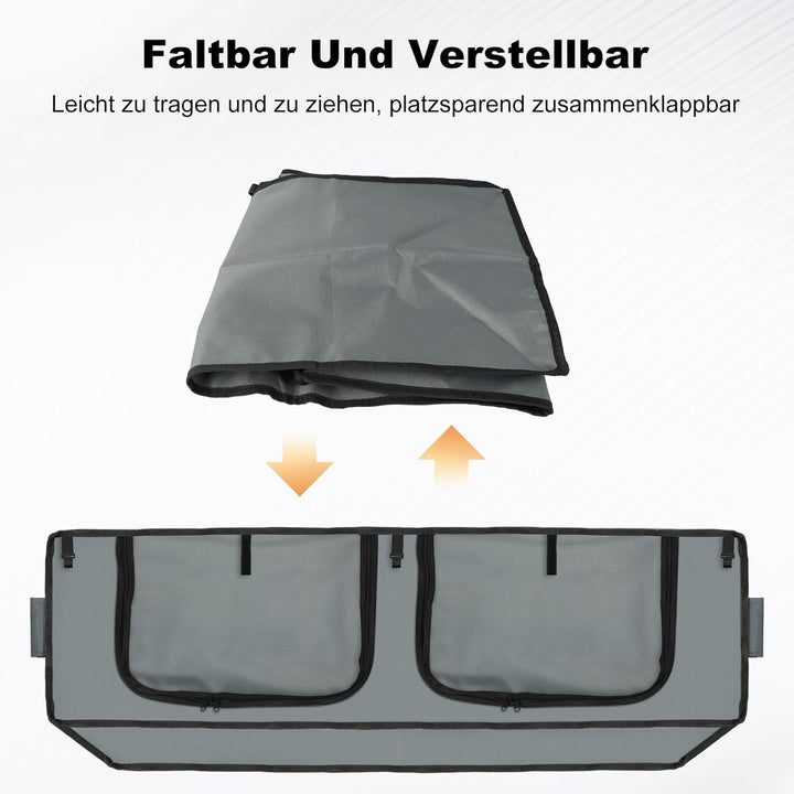 CISSIYOG Campingküche,Camper Hängeschrank,36" RV Oberkopf Weichseitig Aufbewahrungsschrank,Outdoor C