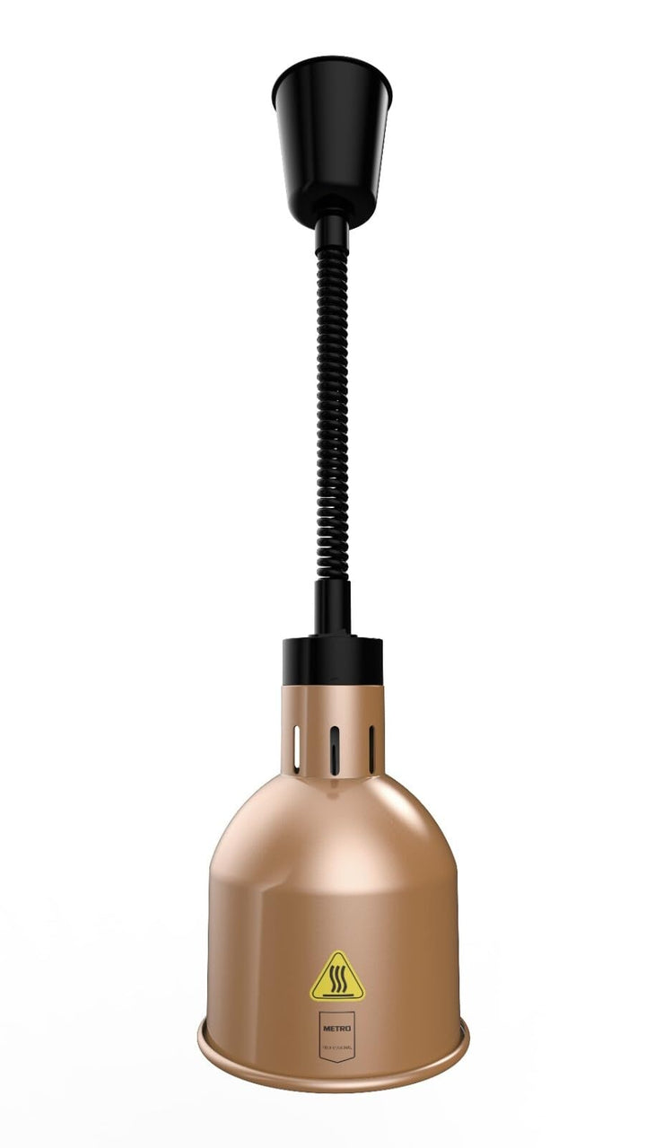 METRO Professional Wärmelampe GWL1000B, Aluminium, 250 W, einstellbare länge (68-200 cm), mit EIN/Au