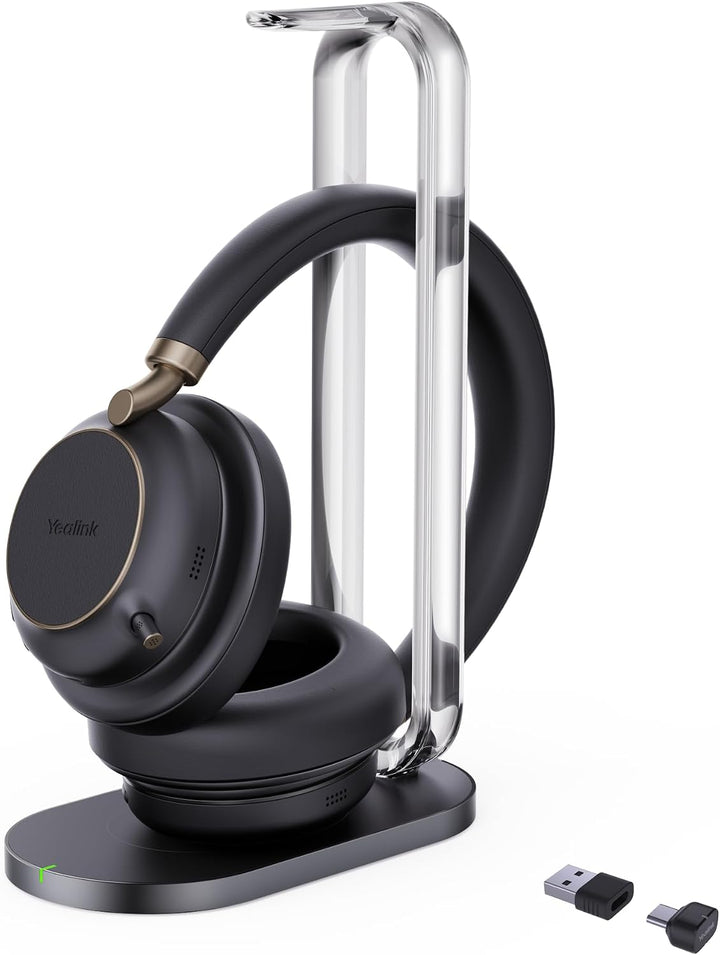 Yealink Headset BH 76 Plus inkl. Ladeständer UC Black USB-C/A