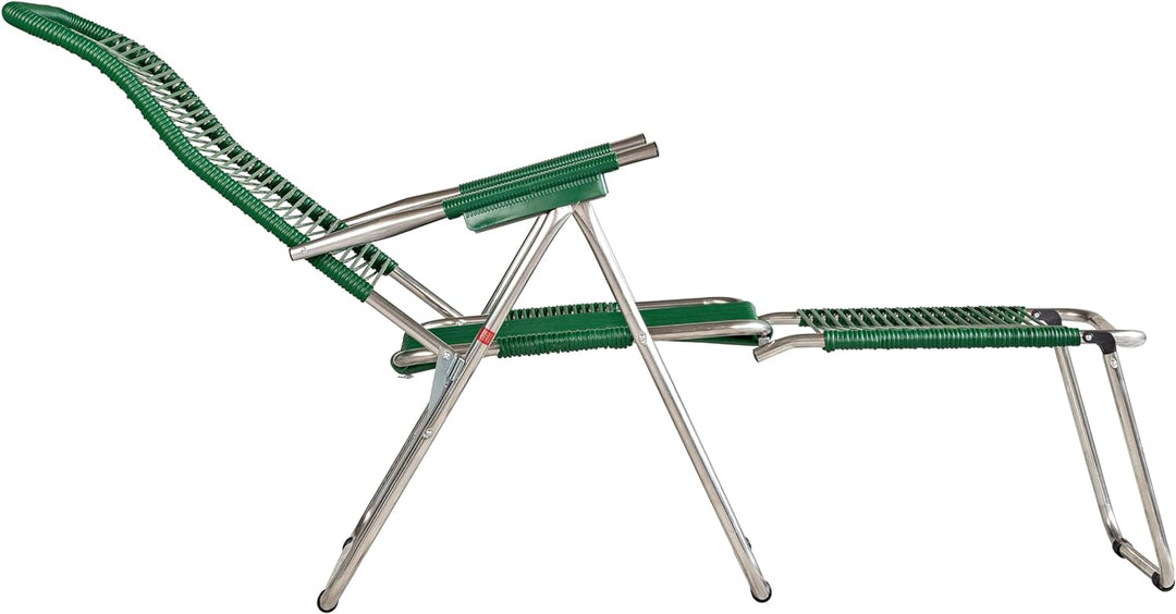 Fiam Spaghetti – Relaxsessel für den Aussenbereich – Gestell Aluminium, PVC, dunkelgrün