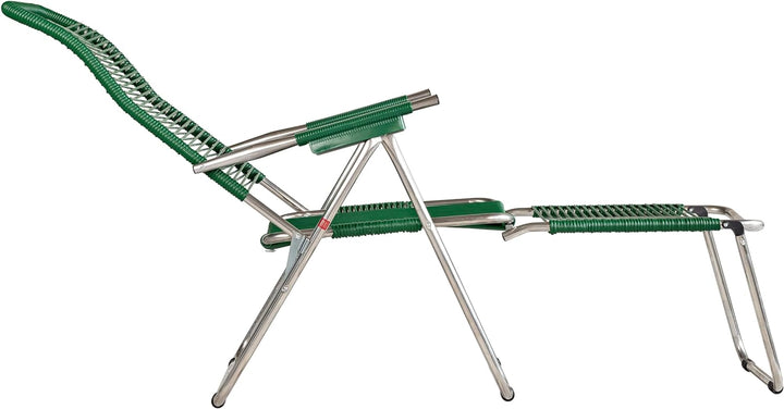 Fiam Spaghetti – Relaxsessel für den Aussenbereich – Gestell Aluminium, PVC, dunkelgrün