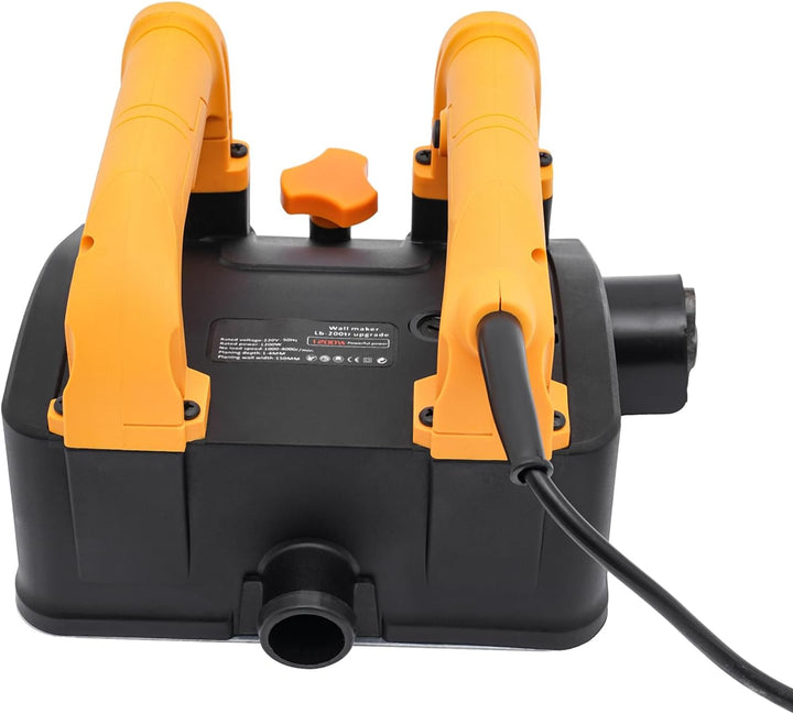 Betonfräse Elektrische 1200W, 1000-4000r/min Sanierungsfräse, Putzfräse Mauerfräse, 1-4mm Hobeltiefe