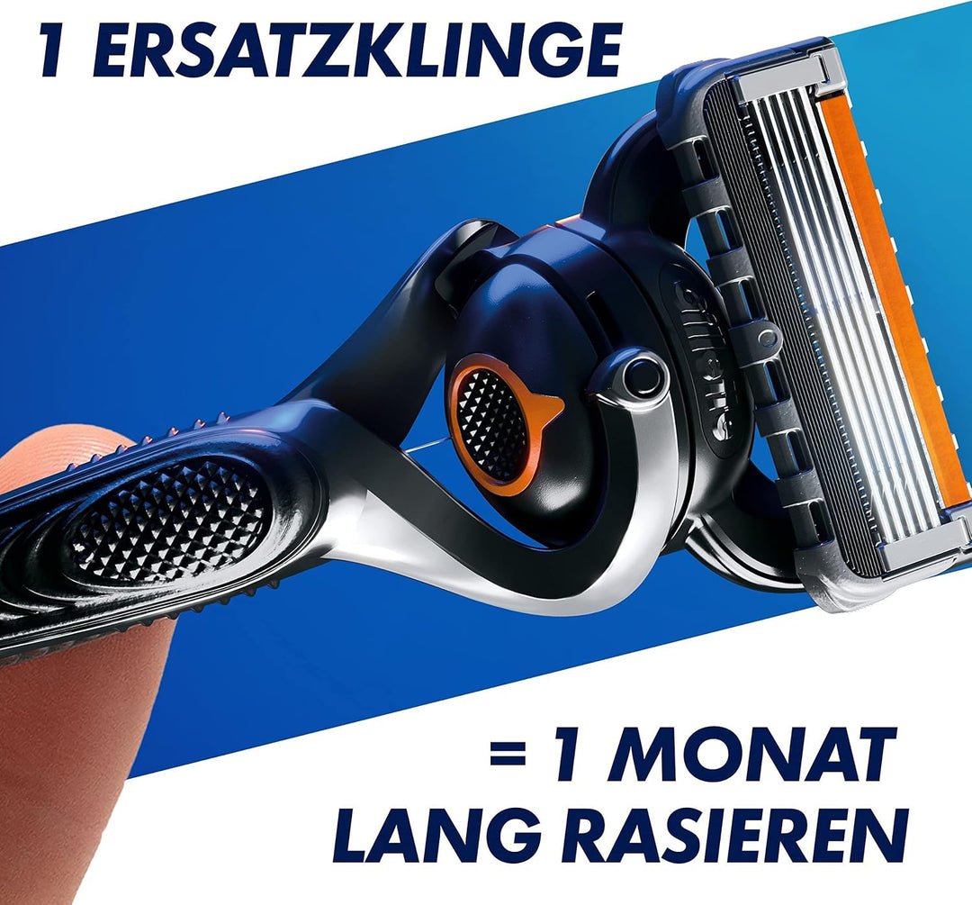 Gillette ProGlide Nassrasierer Herren Set, Rasierer + 4 Rasierklingen mit 5-fach Klinge, Geschenk fü