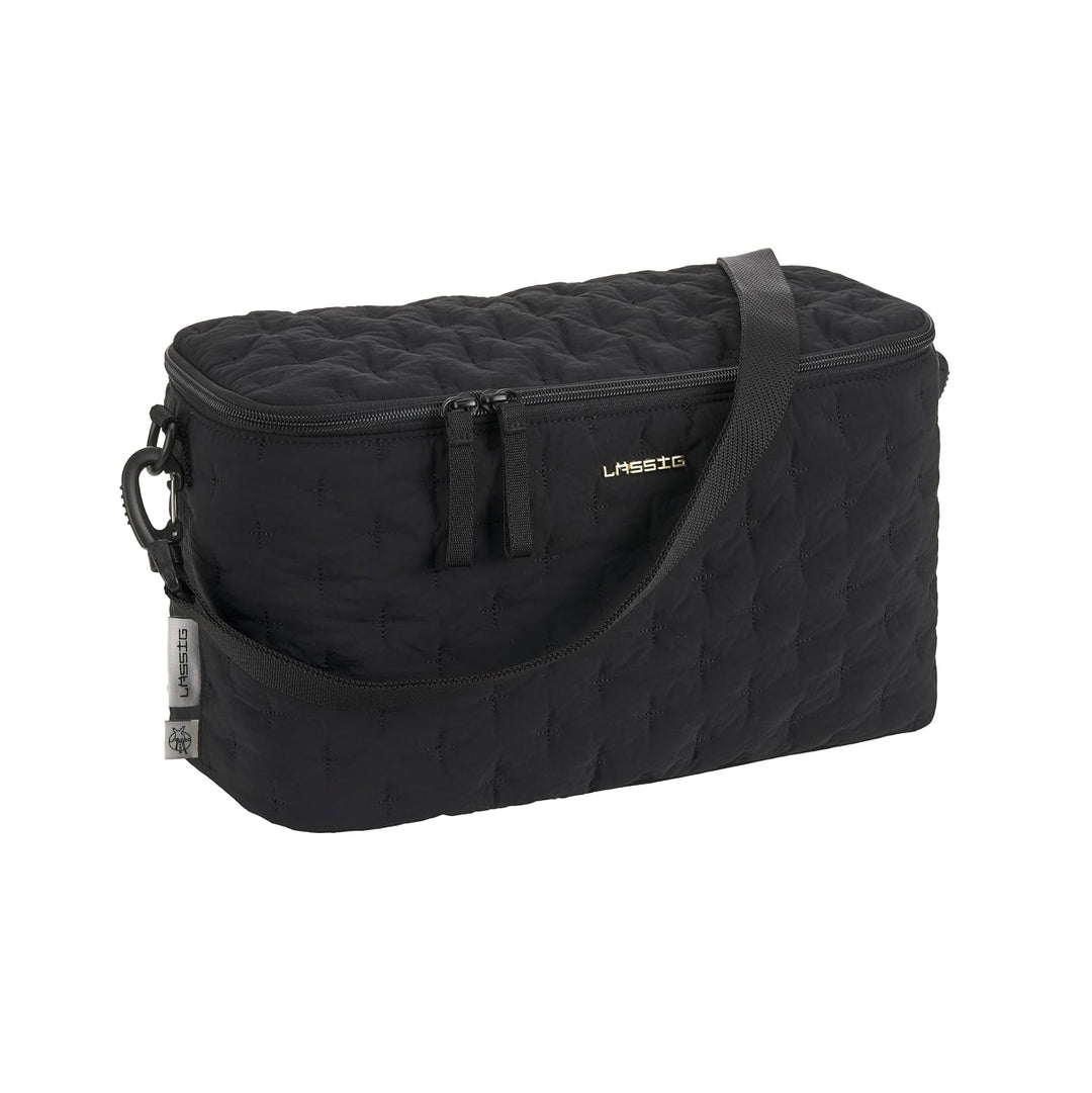 LÄSSIG Umhängetasche Enoa Buggy Organizer Quilted Black schwarz
