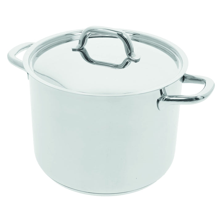 Demeyere Classico 3 Suppentopf fuer Induktion und anderen Herdarten, Topf mit Deckel aus pflegeleich