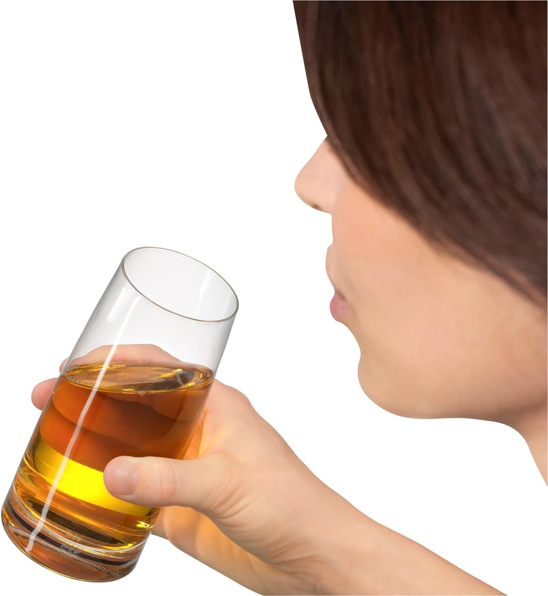 WMF Kineo Longdrinkgläser Set 4-teilig, hohe Trinkgläser, Cocktailglas 360ml, Kristallglas, feiner M