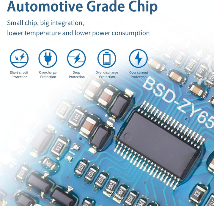 16S BMS 60V 40A Lithium-PCB-Schutzplatine mit Balancerleitung und NTC, gemeinsamem Anschluss, zehn S