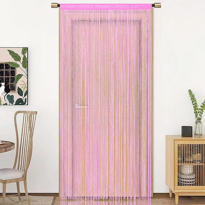 HSYLYM String Türvorhang Fensterdekoration Raumteiler Dekoration Einzelvorhang für Fenster 90x200cm