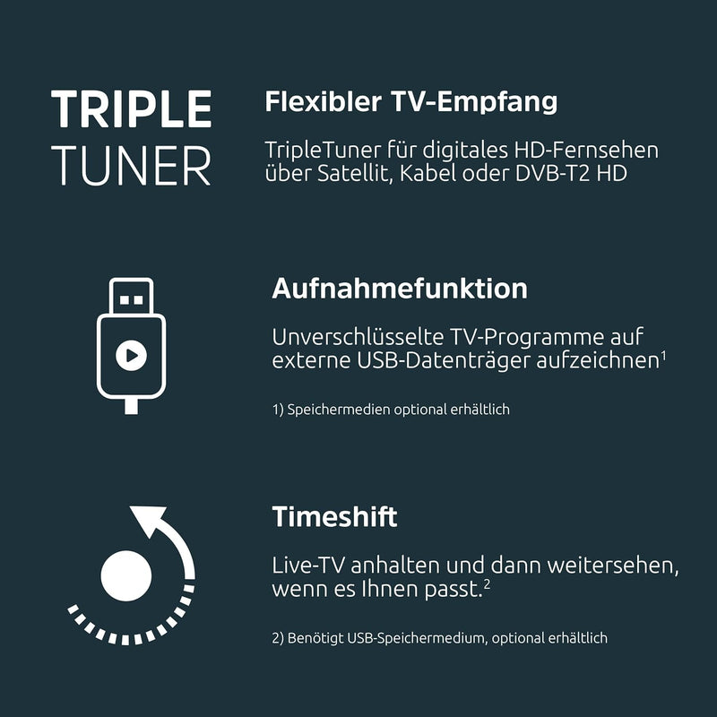 TechniSat TECHNIVISION HD32AW MOBIL - kompakter, tragbarer Direct-LED-Smart TV (32 Zoll, Dreifacher