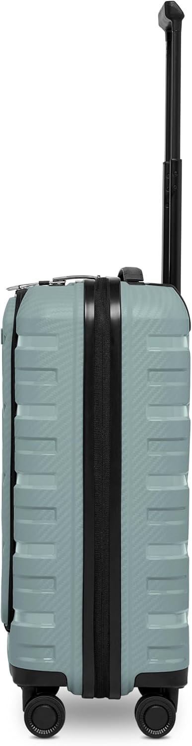 Smartbox Kabinenkoffer mit Laptopfach 36x22x55 cm, Handgepäck Koffer mit Frontöffnung, Leichter Hart