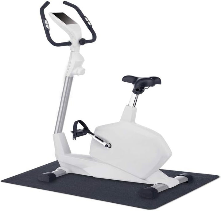 MotionTex Trainingsgeräte-Matte für Unterstationäres Fahrrad, Spin-Bike, Heimtrainer, Laufband, Fitn