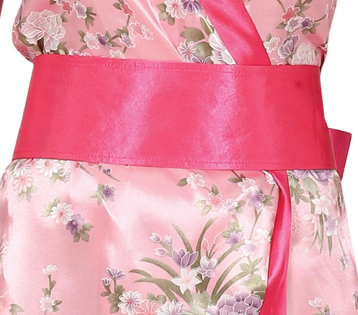 FIESTAS GUIRCA | Geisha Japanisches Kostüm - Kimono und Gürtel - Asiatische, Orientalische und Japan