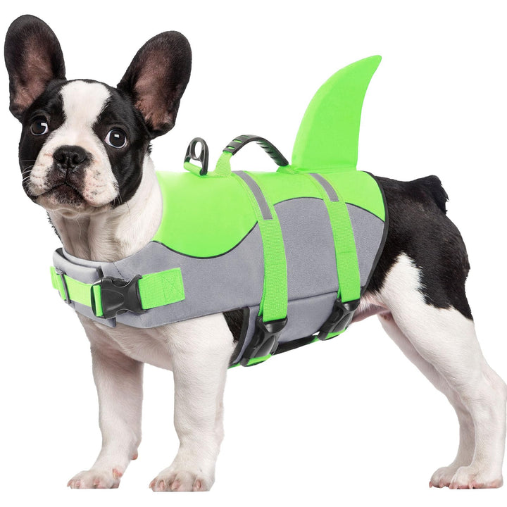 CITÉTOILE Hunde Schwimmweste Mit Weichem Griff Rettungsweste Schwimmkörper für Haustier Schwimmen Ra