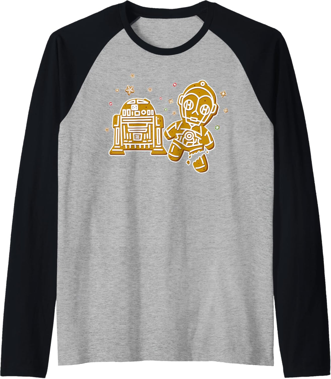 Star Wars Gingerbread Cookie Droids Raglan
