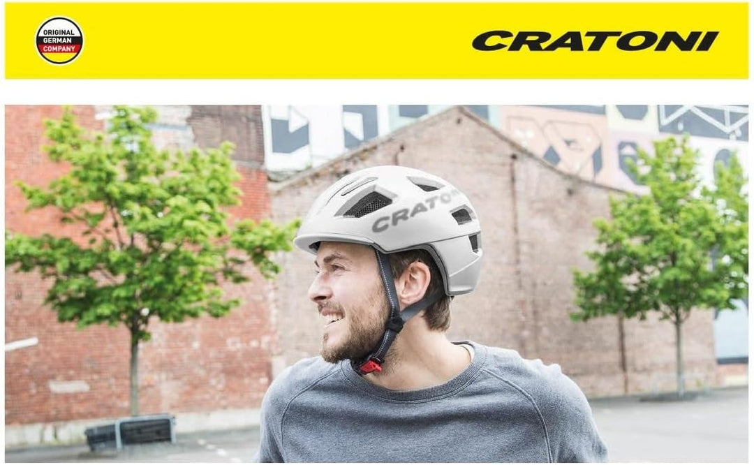 Cratoni Fahrradhelm C-Pure grau matt, M