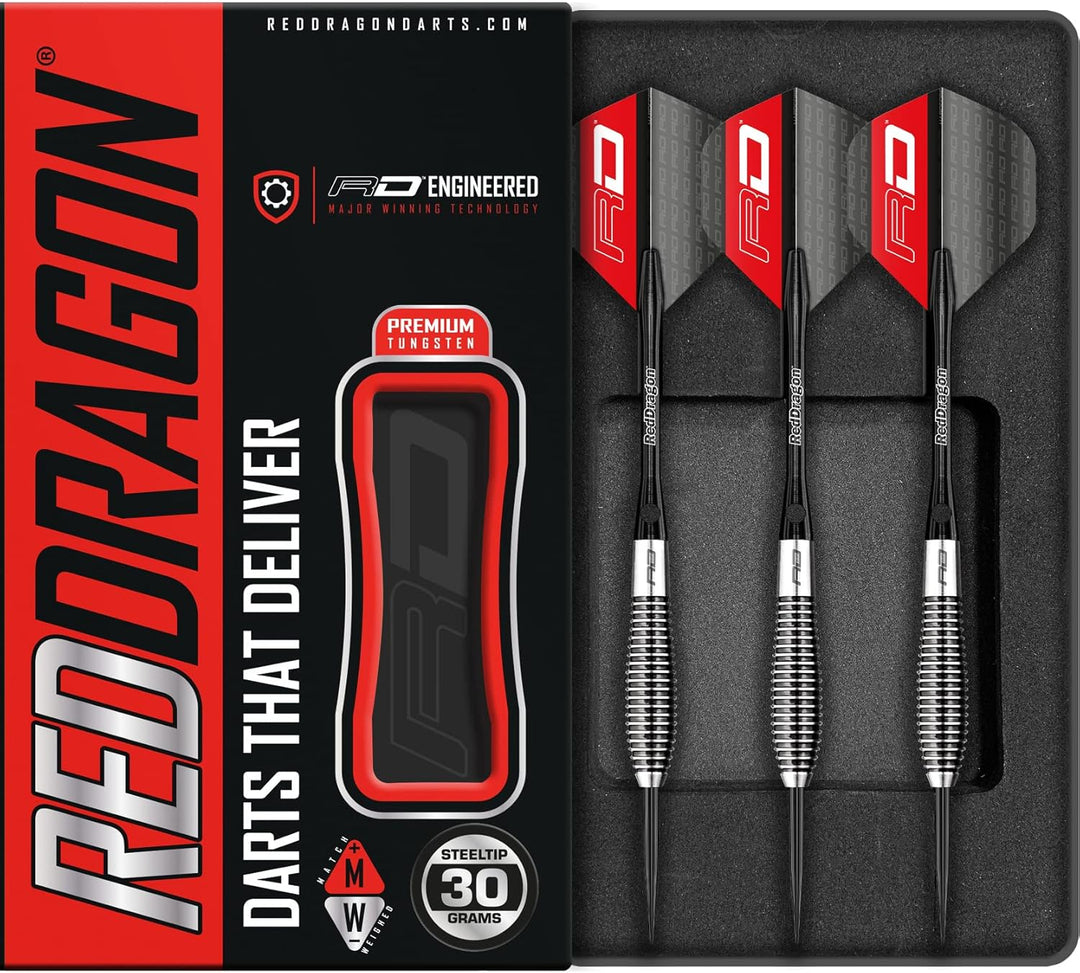 RED DRAGON Lethal Magic 25g, 28g oder 30g Tungsten Darts mit Flights und Schäfte 30.0 Gramm, 30.0 Gr