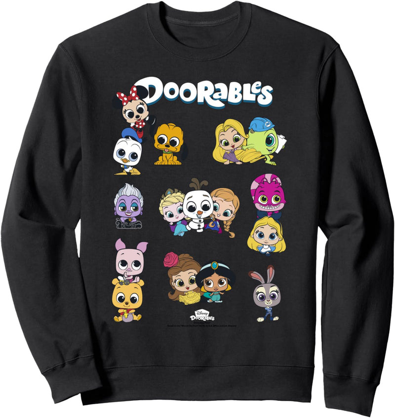 Disney Doorables Group Shot Portraits Sweatshirt