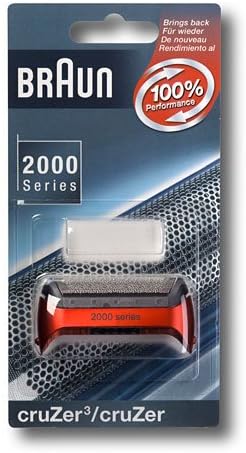 Braun Scherfolie Metallic Rot CruZer