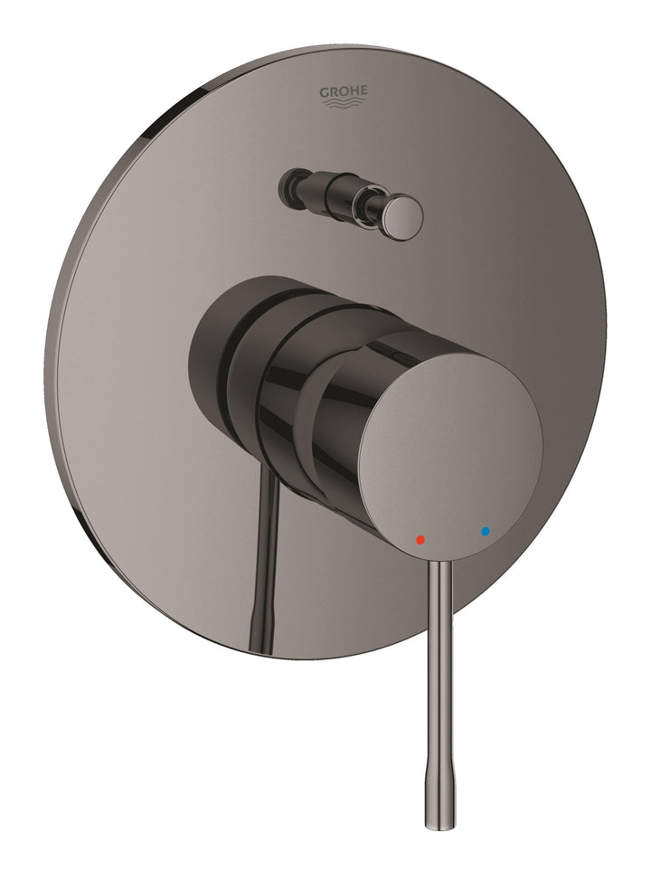 GROHE Essence - Einhand-Wannenarmatur (automatische Umstellung, langlebige Oberfläche, verdeckte Bef
