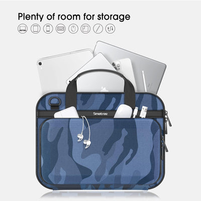 Smatree 11 Zoll iPad Tragetasche Hartschale, Kompakt und Stossschutz, Tasche Kompatibel mit 10,2" 10