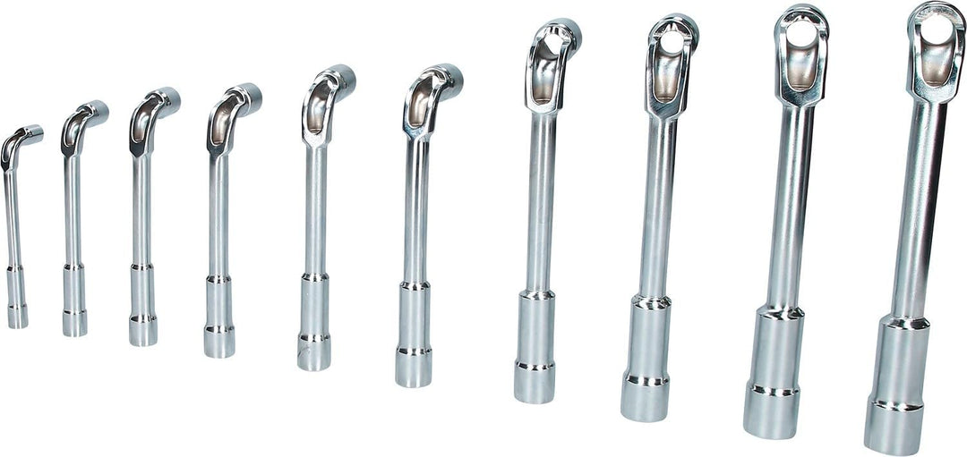 BRILLIANT TOOLS BT015100 Doppel-Steckschlüssel-Satz, 10-tlg [Powered by KS TOOLS] 10-tlg. Satz, 10-t